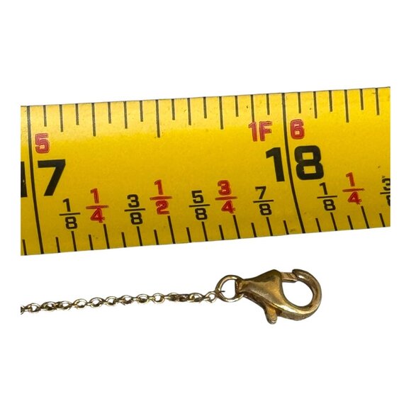 Vtg Dyadema Italy 925 Sterling Silver Gold Vermeil Origami Crane Bird Necklace - Picture 5 of 8